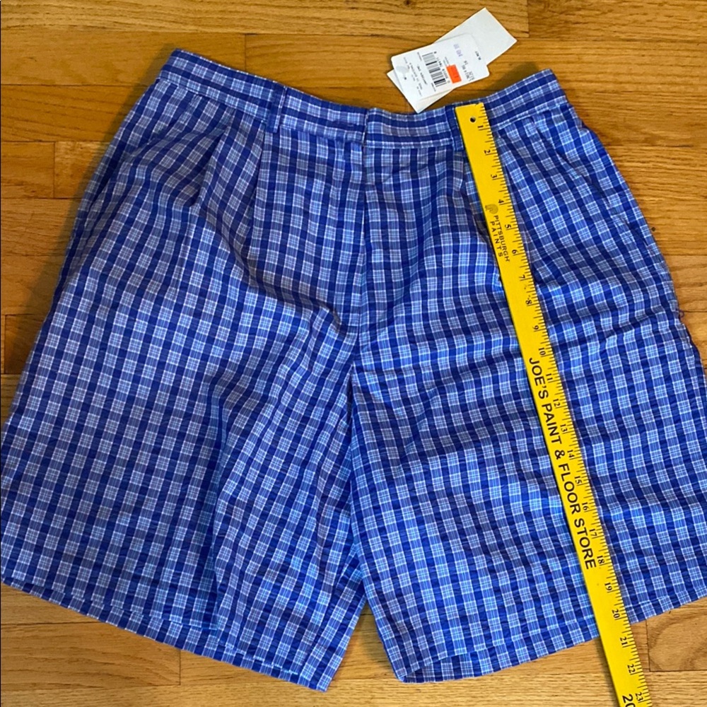 Jantzen Blue Flat Front Shorts Casual Style